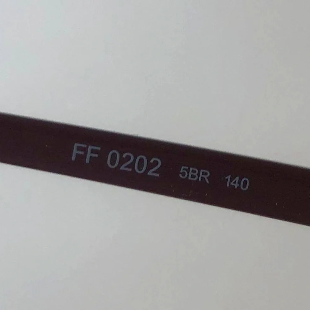 Fendi (FF 0202) Plum Burgundy Prescription Lens Glasses- Women's with Case & COA